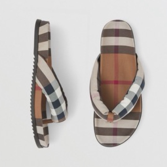 Burberry Birch Check Flip-flops - Picture 12 of 12